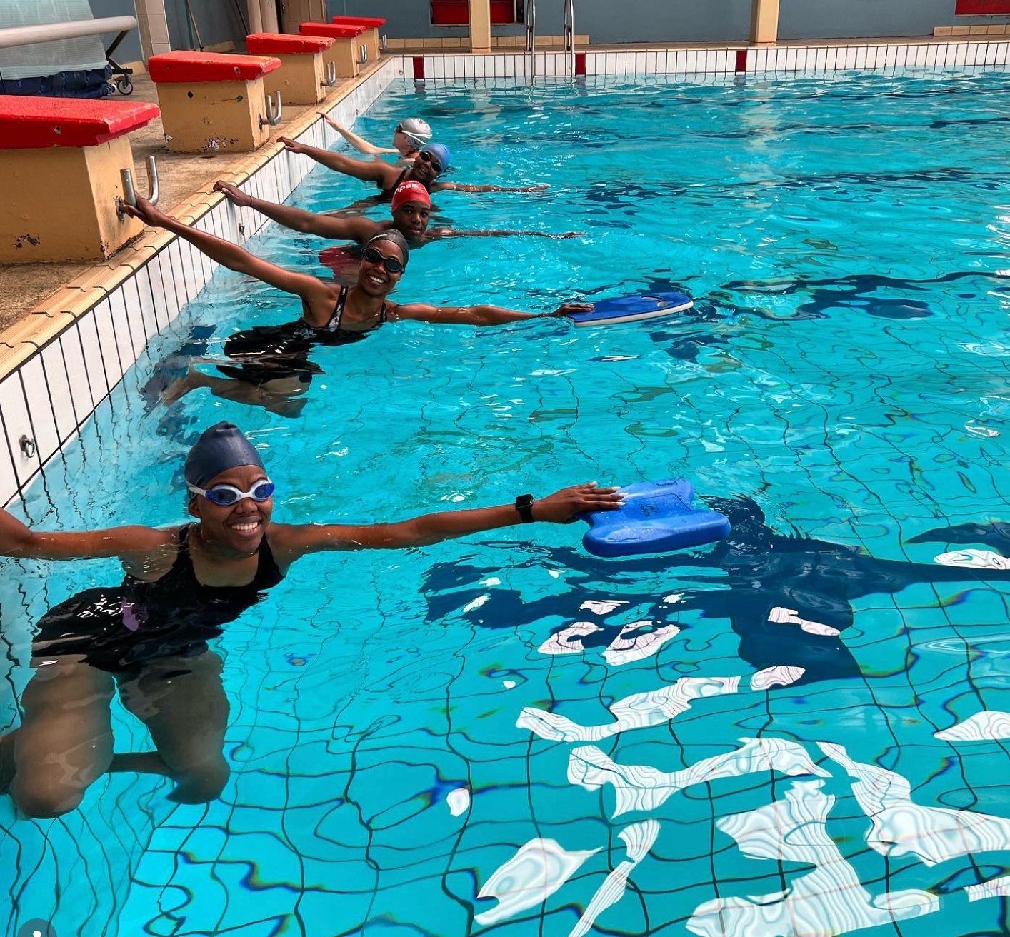Group swimming lesson